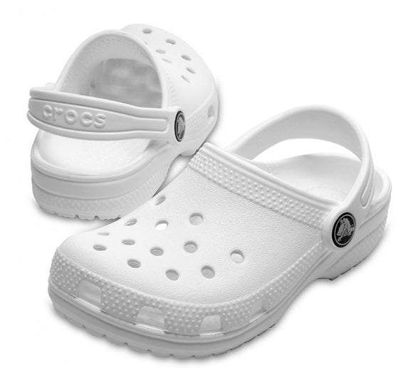 Crocs Childrens Classic Clogs (206991-100) White