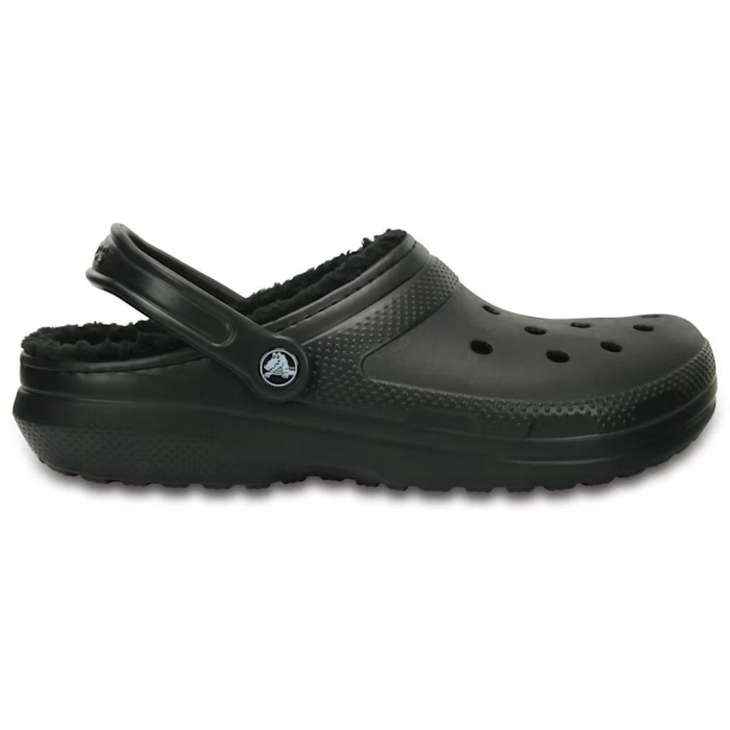 Crocs Unisex Classic Fuzz-Lined Clogs (203591-060) Black