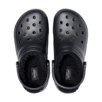 Crocs Unisex Classic Fuzz-Lined Clogs (203591-060) Black