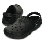 Crocs Unisex Classic Fuzz-Lined Clogs (203591-060) Black