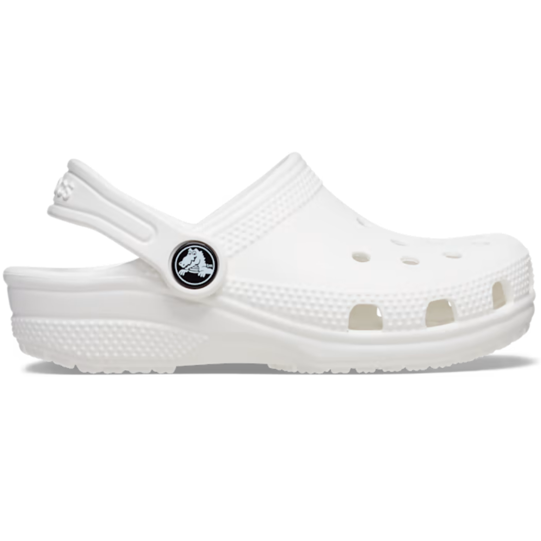 Crocs Toddlers Classic Clogs (206990-100) White