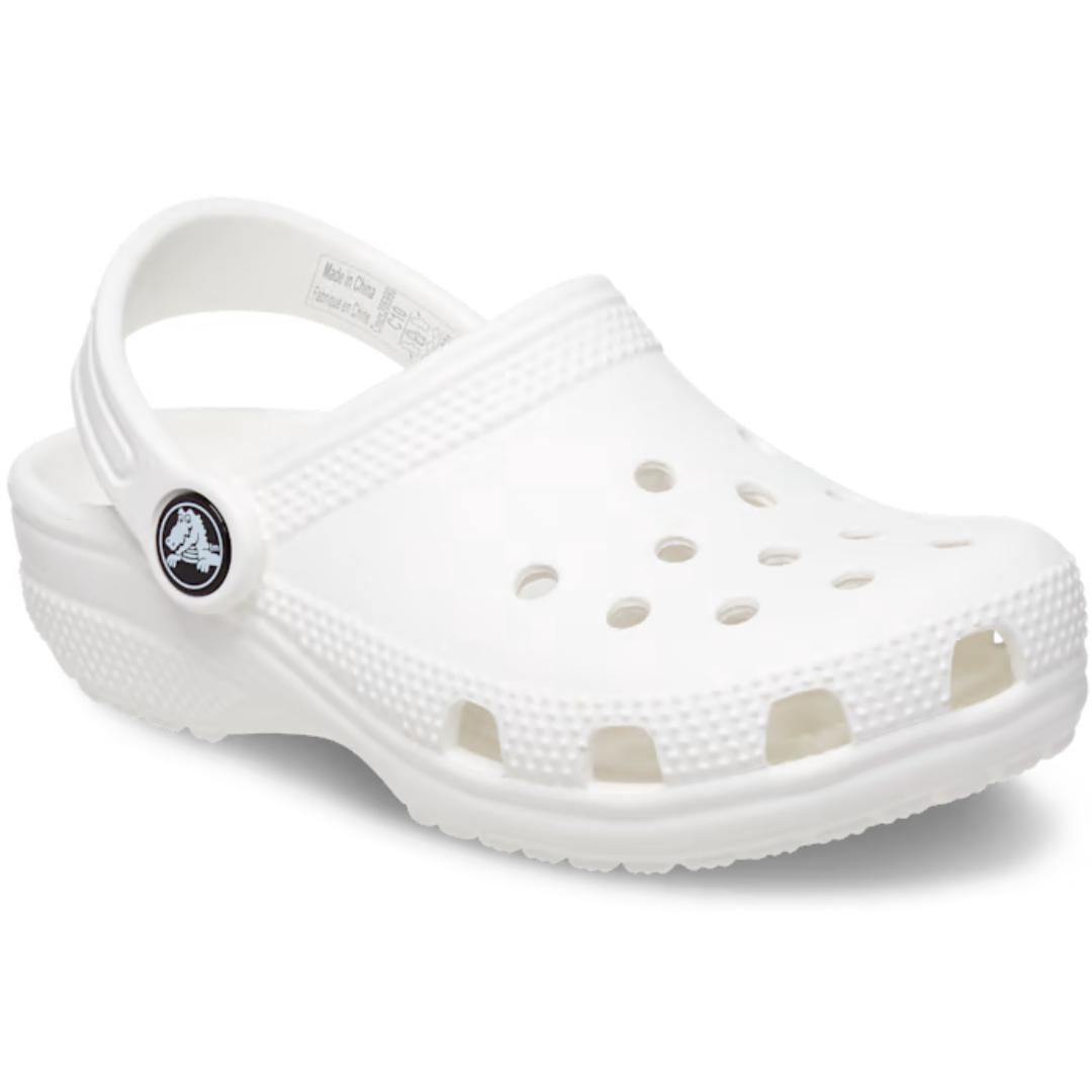 Crocs Toddlers Classic Clogs (206990-100) White