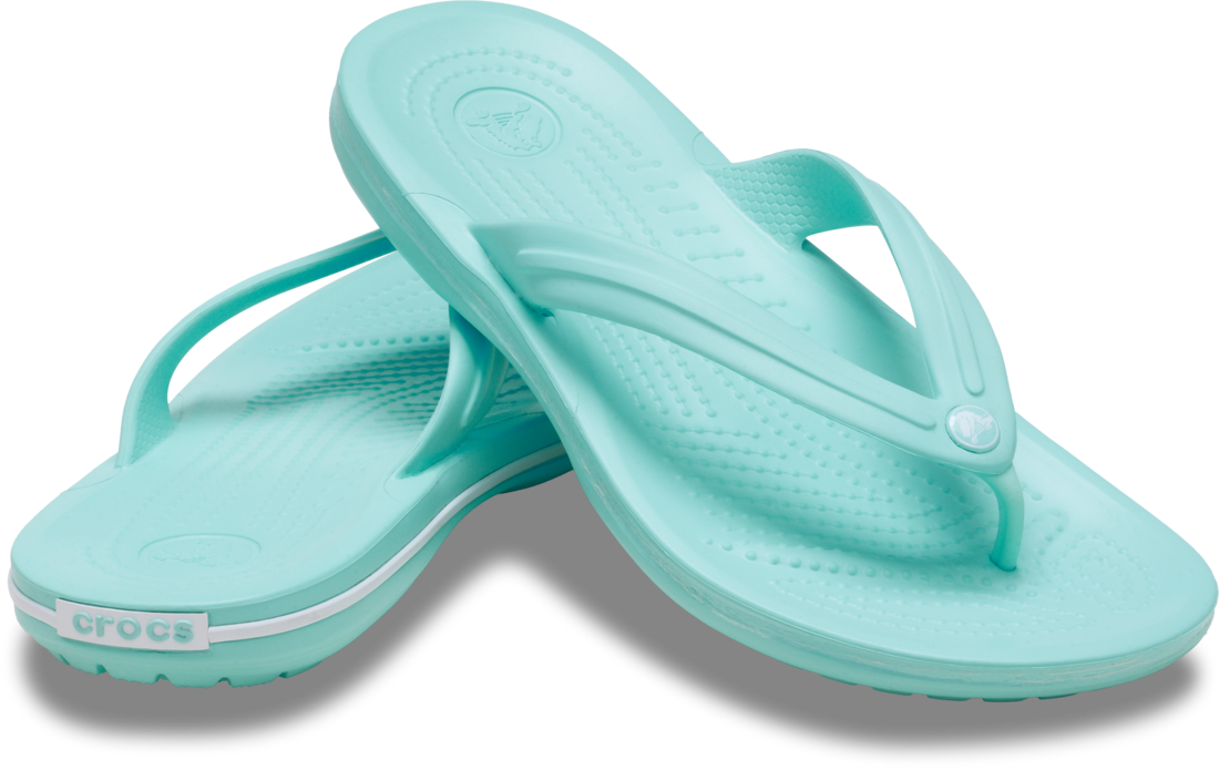 Crocs Unisex Crocband Flip Flops (11033-4PD) Aquamarine