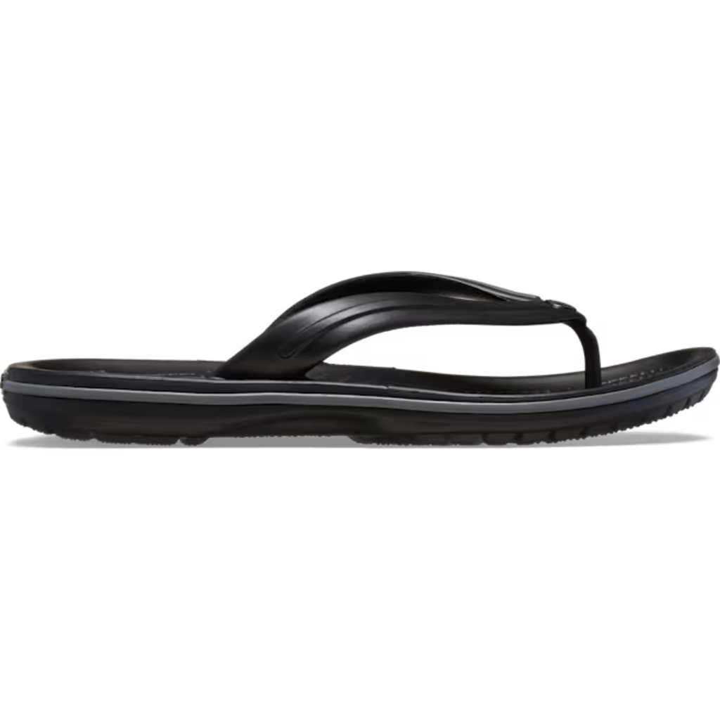 Crocs Unisex Crocband Flip Flops (11033-0DD) Black/Slate Grey