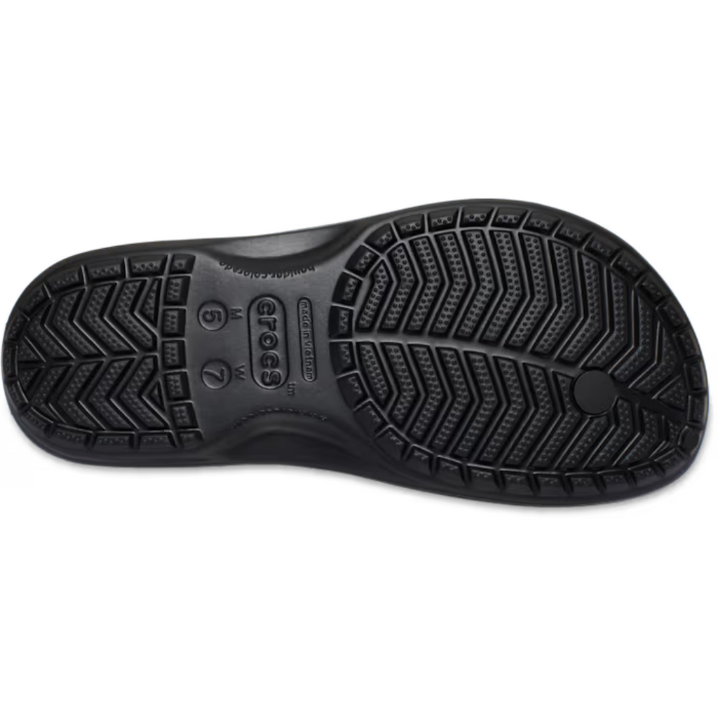 Crocs Unisex Crocband Flip Flops (11033-0DD) Black/Slate Grey