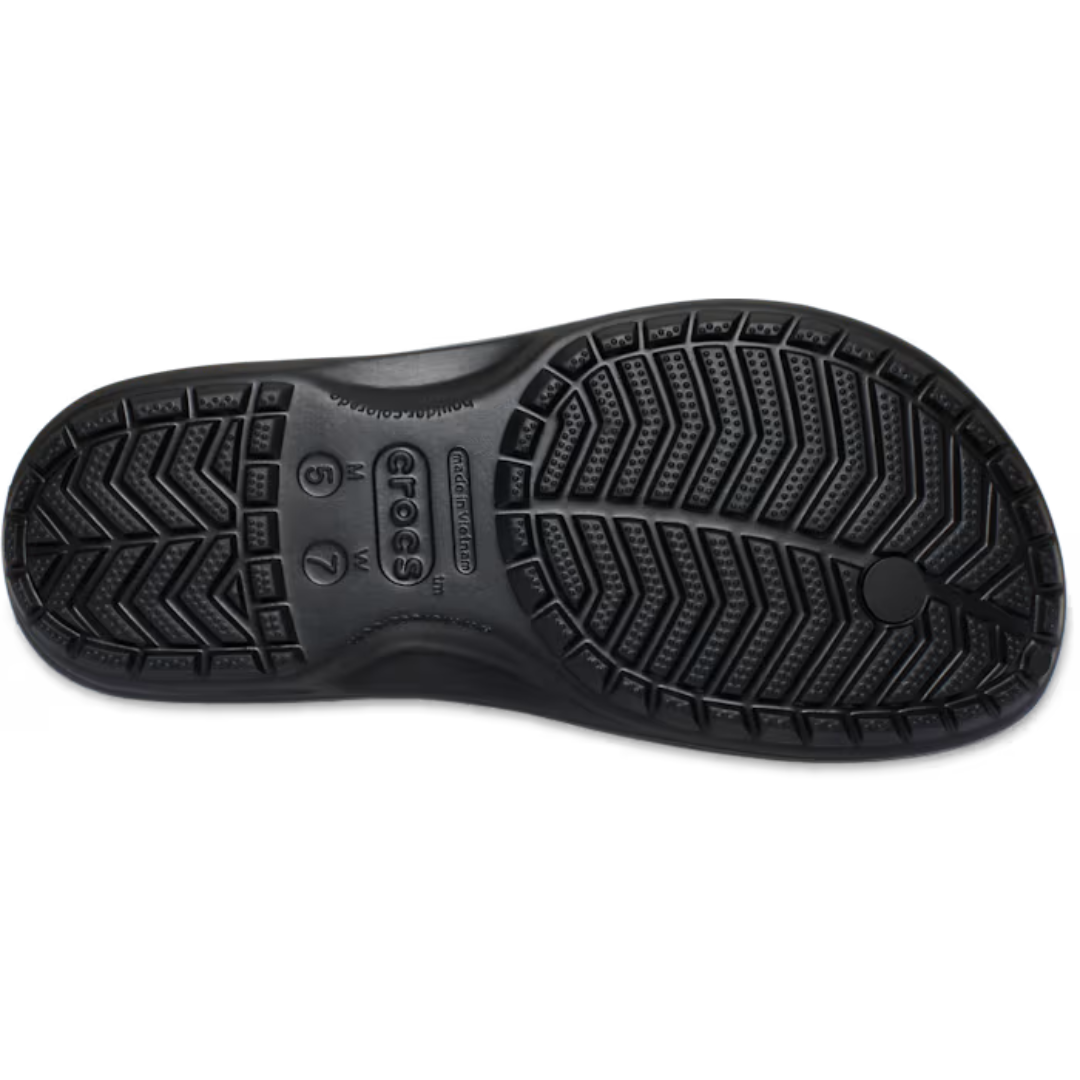 Crocs Unisex Crocband Flip Flops (11033-0DD) Black/Slate Grey