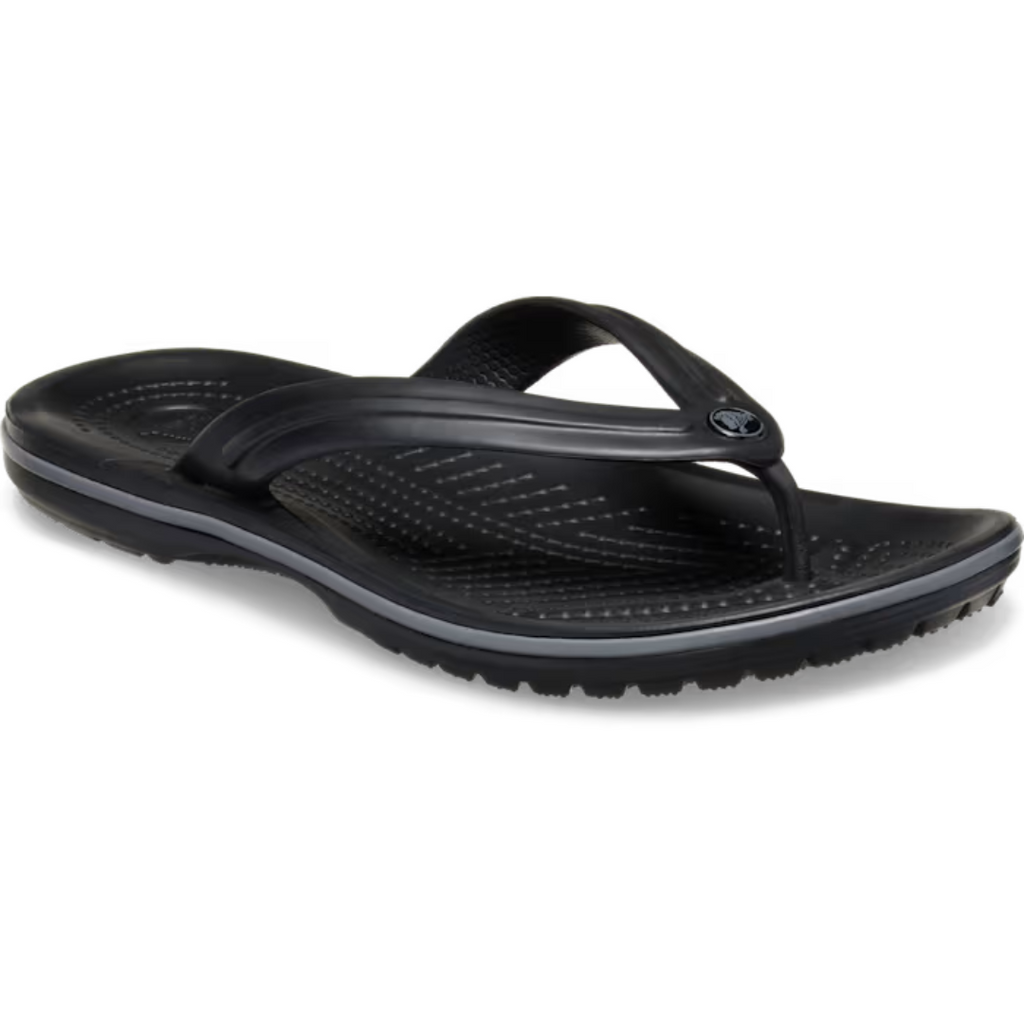 Crocs Unisex Crocband Flip Flops (11033-0DD) Black/Slate Grey