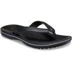 Crocs Unisex Crocband Flip Flops (11033-0DD) Black/Slate Grey