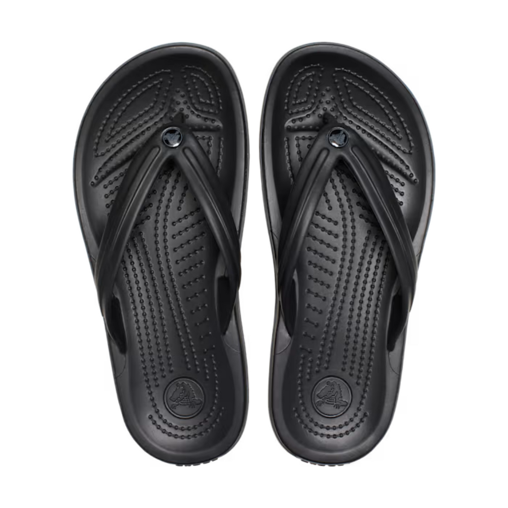 Crocs Unisex Crocband Flip Flops (11033-0DD) Black/Slate Grey