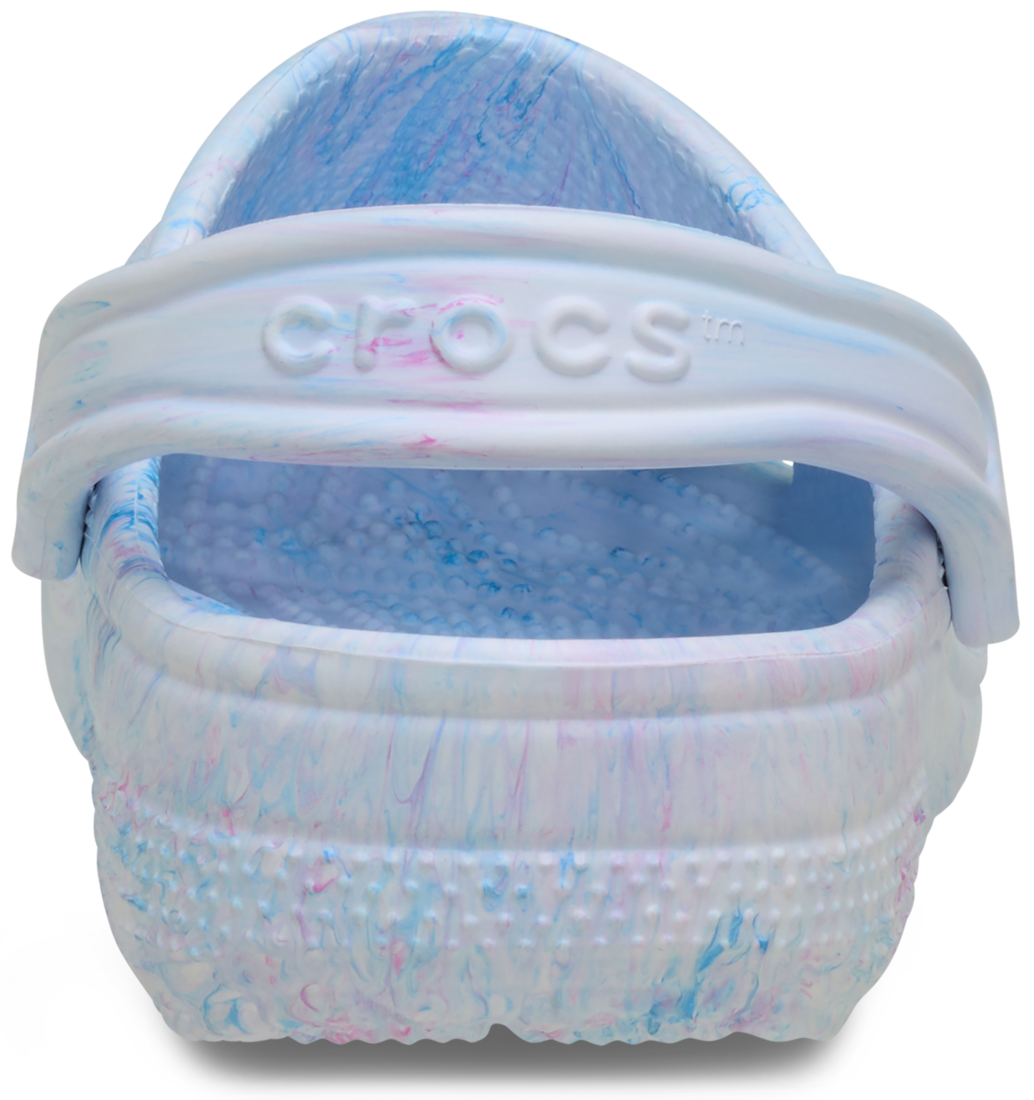 Crocs Unisex Classic Watercolur Marbled Clogs (211583-4ZD) Blue/White