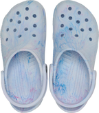 Crocs Unisex Classic Watercolur Marbled Clogs (211583-4ZD) Blue/White