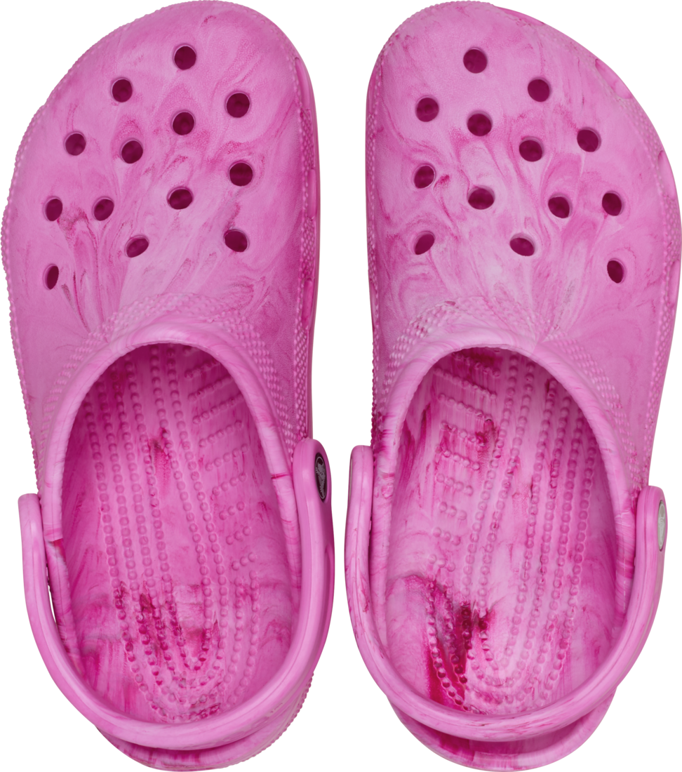 Crocs Unisex Watercolour Marbled Clogs (211583-7AV) Pink Swirl
