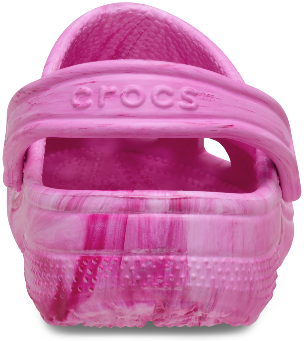 Crocs Unisex Watercolour Marbled Clogs (211583-7AV) Pink Swirl