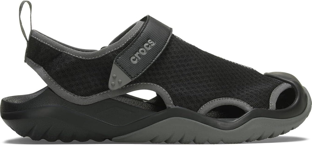 Crocs Mens Swiftwater Mesh Desk Sandals (205289-001) Black