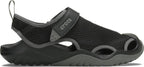 Crocs Mens Swiftwater Mesh Desk Sandals (205289-001) Black