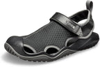 Crocs Mens Swiftwater Mesh Desk Sandals (205289-001) Black