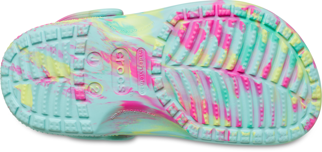 Crocs Toddlers Classic Marbled Clogs (206838-4PE) Aquamarine/Multi