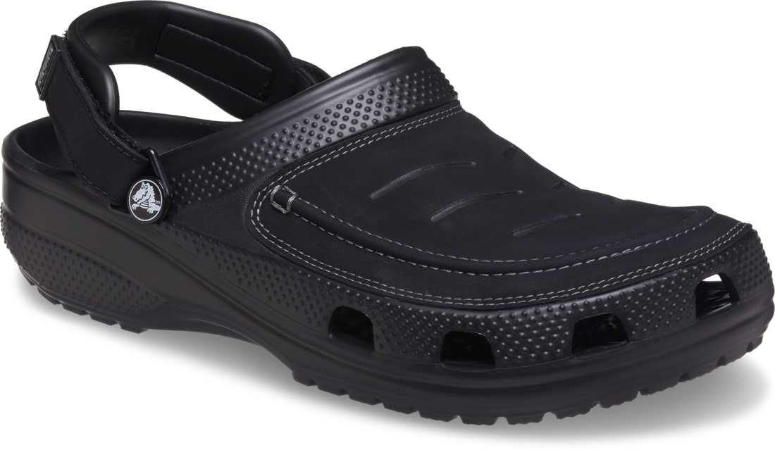 Crocs Mens Yukon Vista II LR Clogs (207689-0DD) Black/Slate Grey