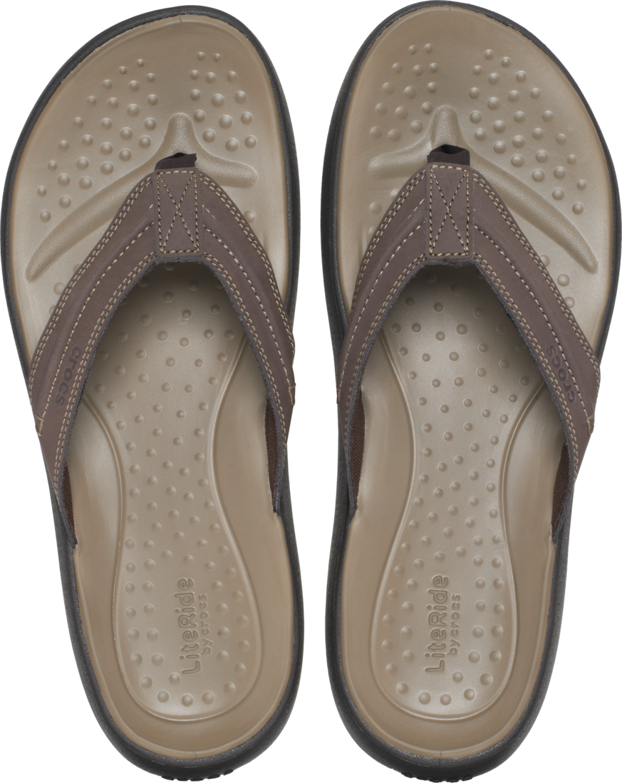 Crocs Mens Yukon Vista II LR Flip Flops (209332-206) Espresso