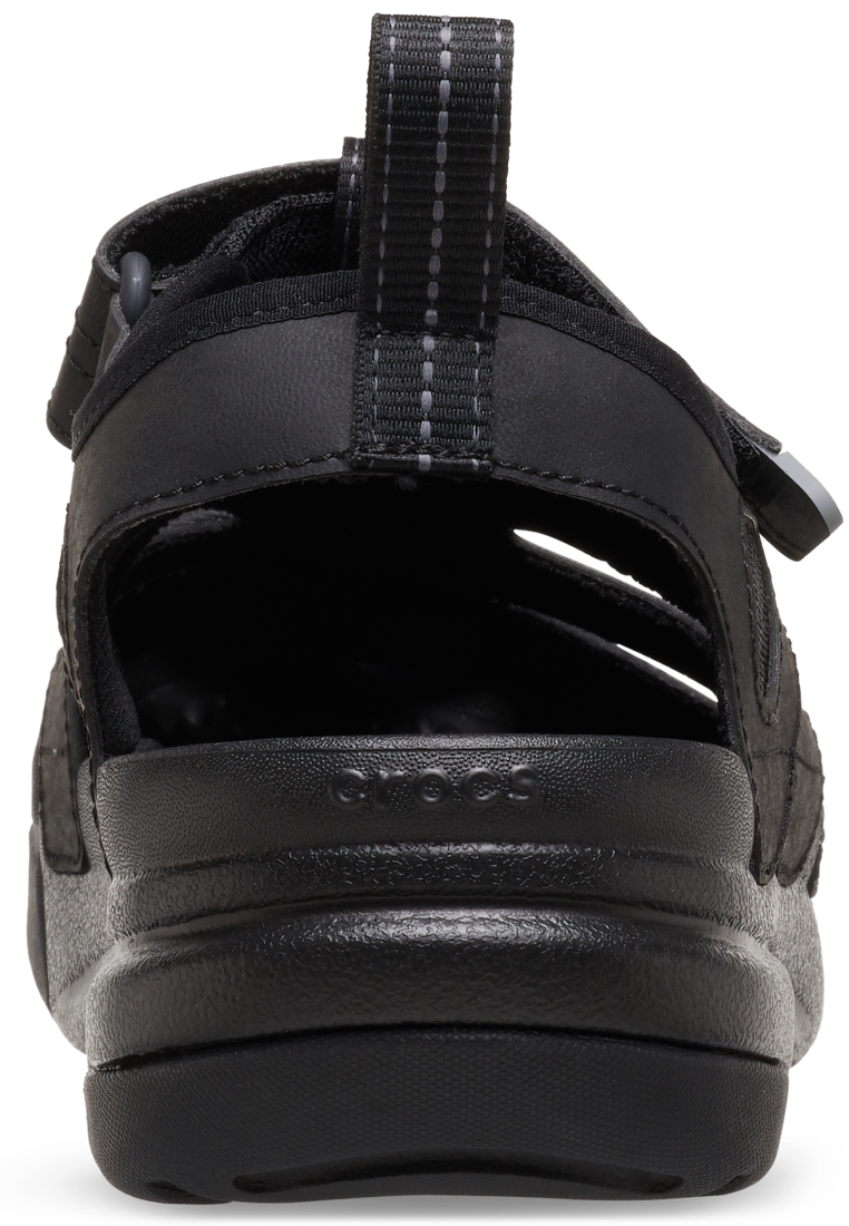 Crocs Mens Yukon Fisherman Sandals (209875-001) Black