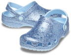 Crocs Toddlers Classic Chunky Glitter Clogs (211940-4WK) Blue Frost
