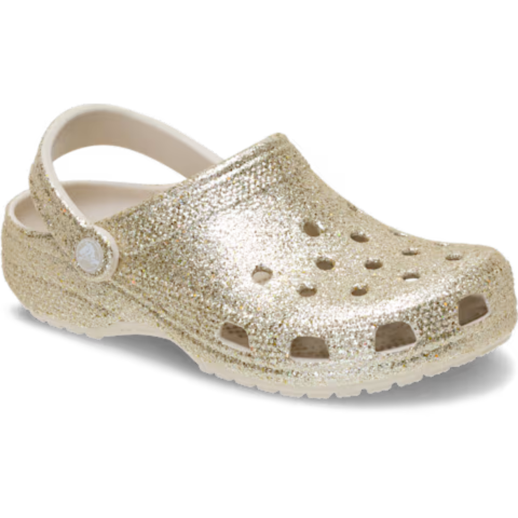Crocs Unisex Classic Chunky Glitter Clogs (212049-0LH) Sandstone