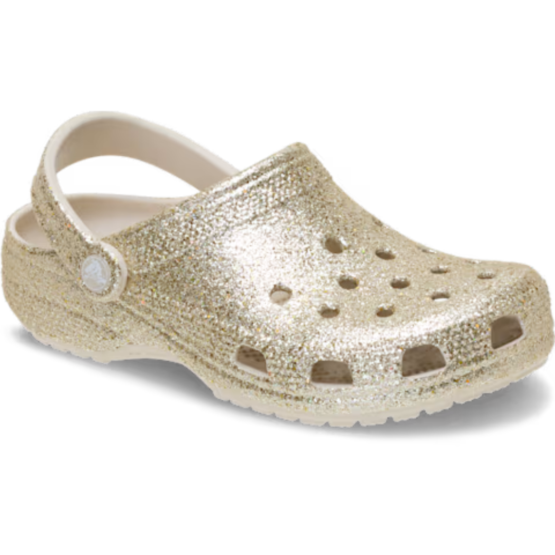 Crocs Unisex Classic Chunky Glitter Clogs (212049-0LH) Sandstone