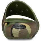 Crocs Unisex Classic Camouflage Slides v2 (211857-3TC) Army Green/Multi