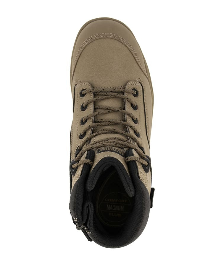 Magnum Mens Precision Max SZ CT WPI Safety Boots (MPN150) Stone