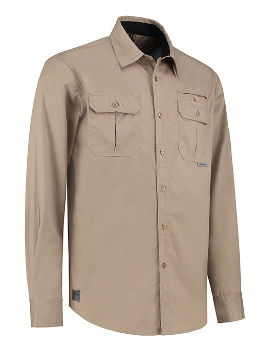 Magnum Mens Sitemaster L/S Shirt (MASR110-BRK) Brick 