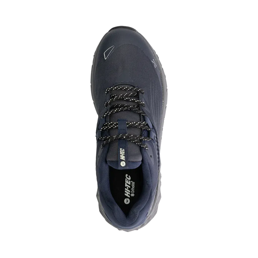 Hi-Tec Mens Geo Fuse Low WP Hiking Shoes (HOMGF3) Navy/Grey