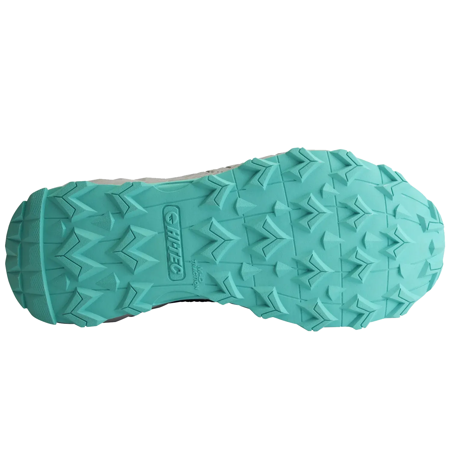 Hi-Tec Womens Geo Fuse Low WP Hiking Shoes (HOWGF3) Grisaille/Pool Blue