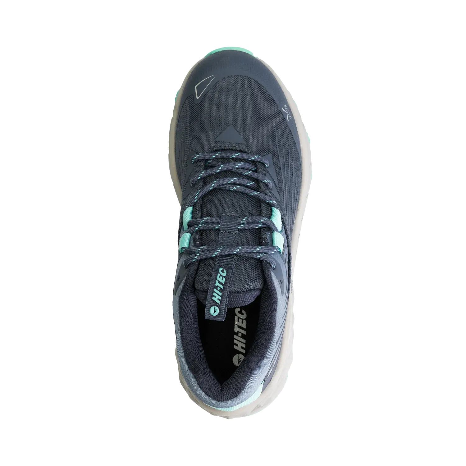 Hi-Tec Womens Geo Fuse Low WP Hiking Shoes (HOWGF3) Grisaille/Pool Blue
