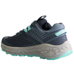 Hi-Tec Womens Geo Fuse Low WP Hiking Shoes (HOWGF3) Grisaille/Pool Blue