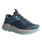 Hi-Tec Womens Geo Fuse Low WP Hiking Shoes (HOWGF3) Grisaille/Pool Blue