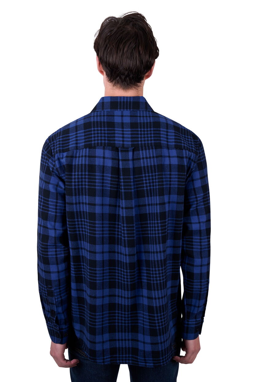 Dux-Bak Mens Peyton Thermal L/S Shirt (D5W1116201) Navy/Royal [SD]