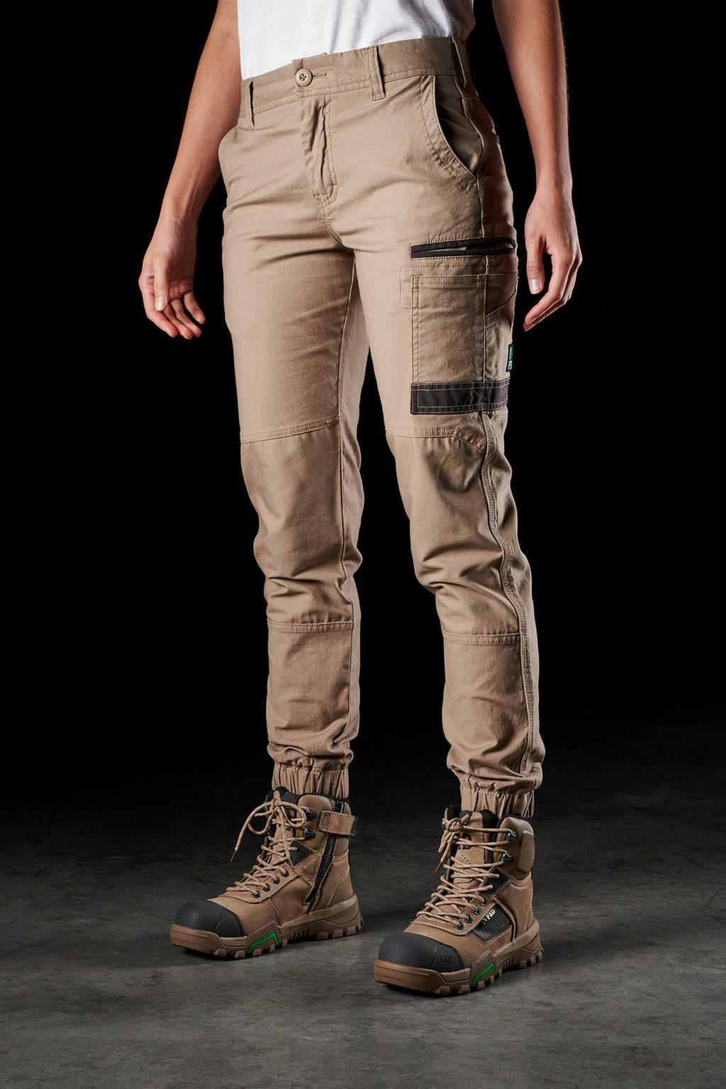 FXD Womens WP-4W Cuffed Pants (FX11906201) Khaki