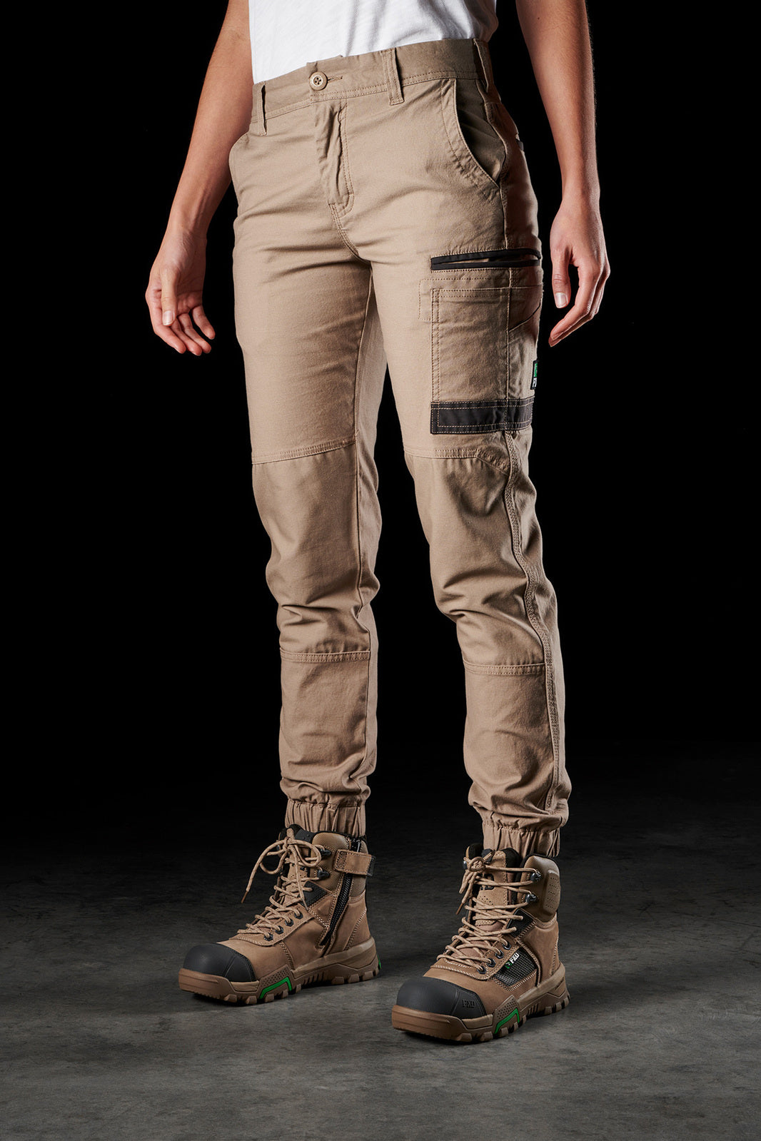 FXD Womens WP-4W Cuffed Pants (FX11906201) Khaki