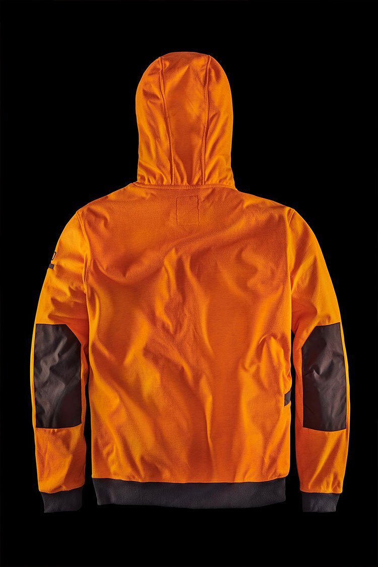 FXD Mens WF-1 Bonded Membrane Fleece Hi Vis Hoodie (FX01903500) Orange