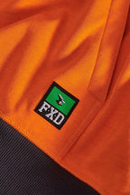 FXD Mens WF-1 Bonded Membrane Fleece Hi Vis Hoodie (FX01903500) Orange