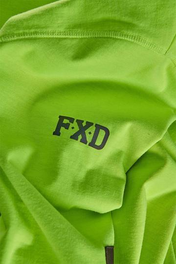 FXD Mens WF-1 Bonded Membrane Fleece Hi Vis Hoodie (FX01903500) Yellow