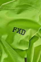 FXD Mens WF-1 Bonded Membrane Fleece Hi Vis Hoodie (FX01903500) Yellow