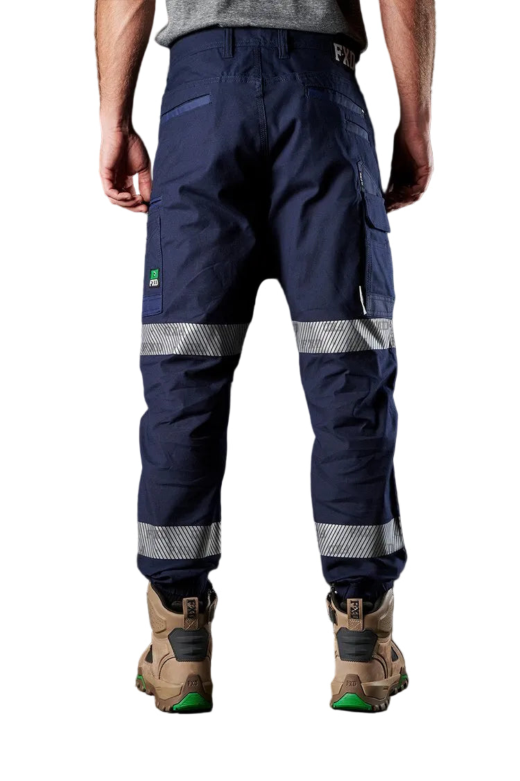 FXD Mens WP-4T Reflective Cuffed Work Pants (FX02106017) Navy