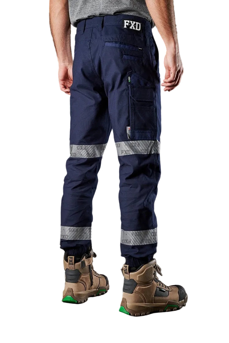 FXD Mens WP-4T Reflective Cuffed Work Pants (FX02106017) Navy