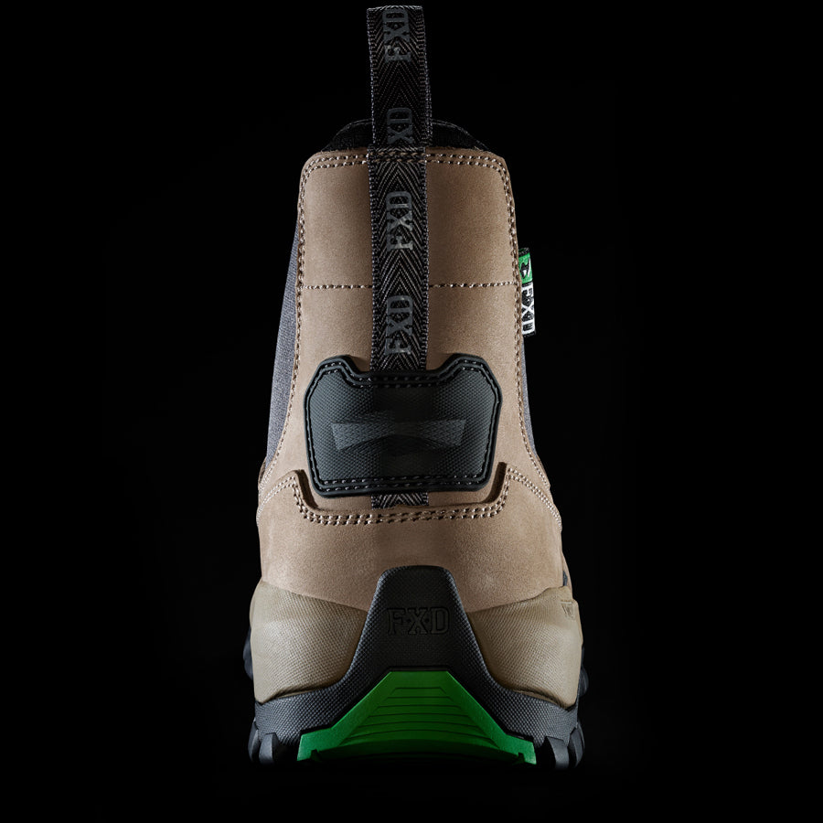 FXD Mens WB-4 Slip-On Safety Boots (FXWB4) Stone