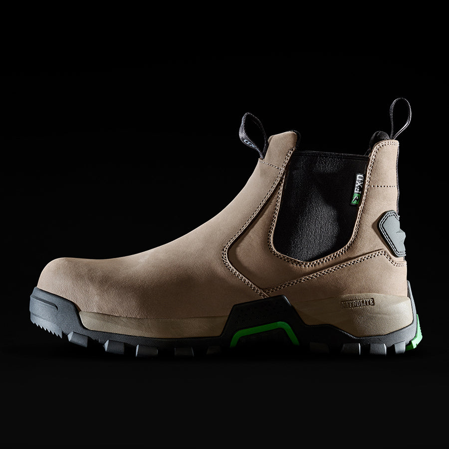 FXD Mens WB-4 Slip-On Safety Boots (FXWB4) Stone