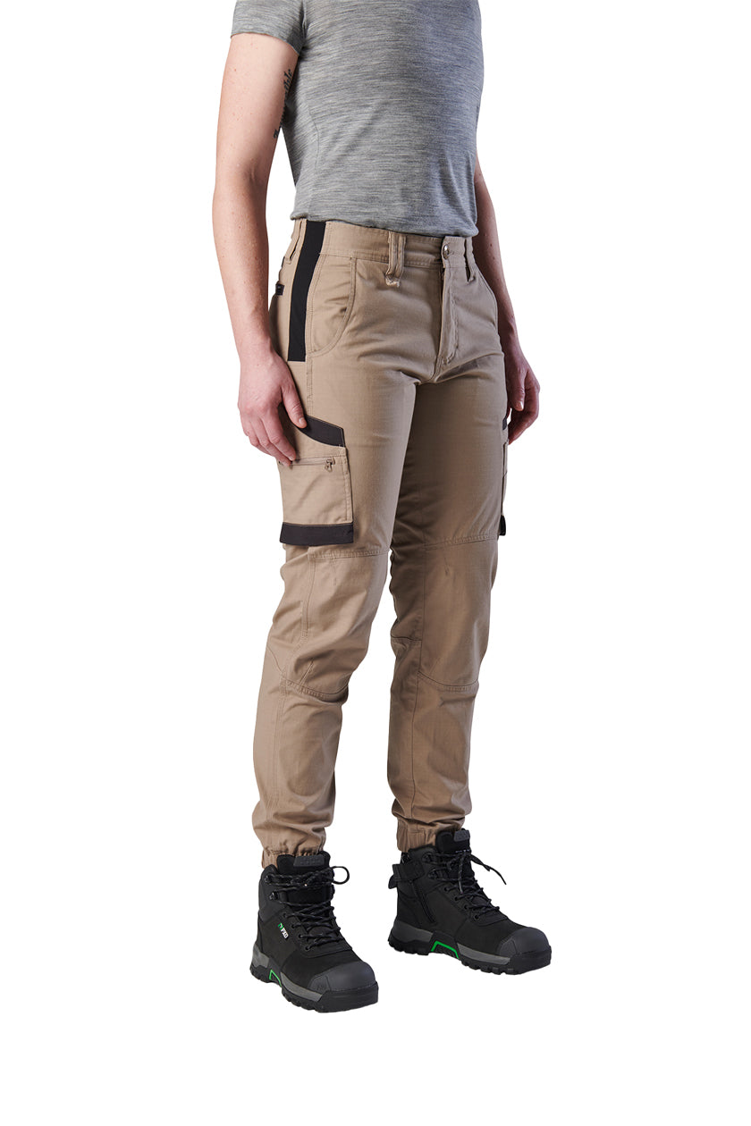 FXD Womens Cuffed Work Pants (WP-8W) Khaki