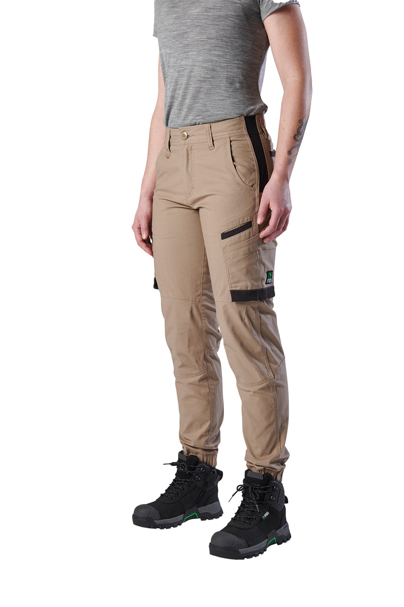 FXD Womens Cuffed Work Pants (WP-8W) Khaki