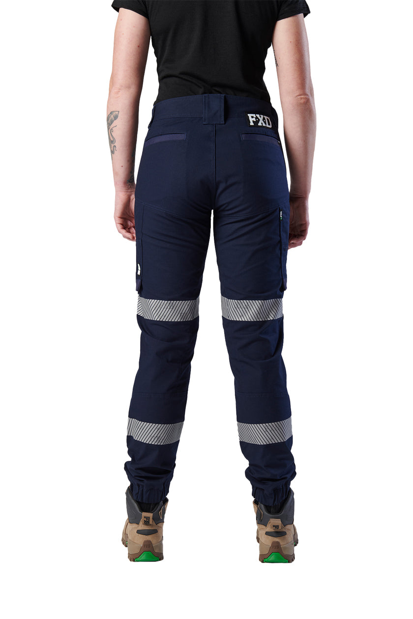 FXD Womens Cuffed Taped Work Pants (WP-8WT) Navy