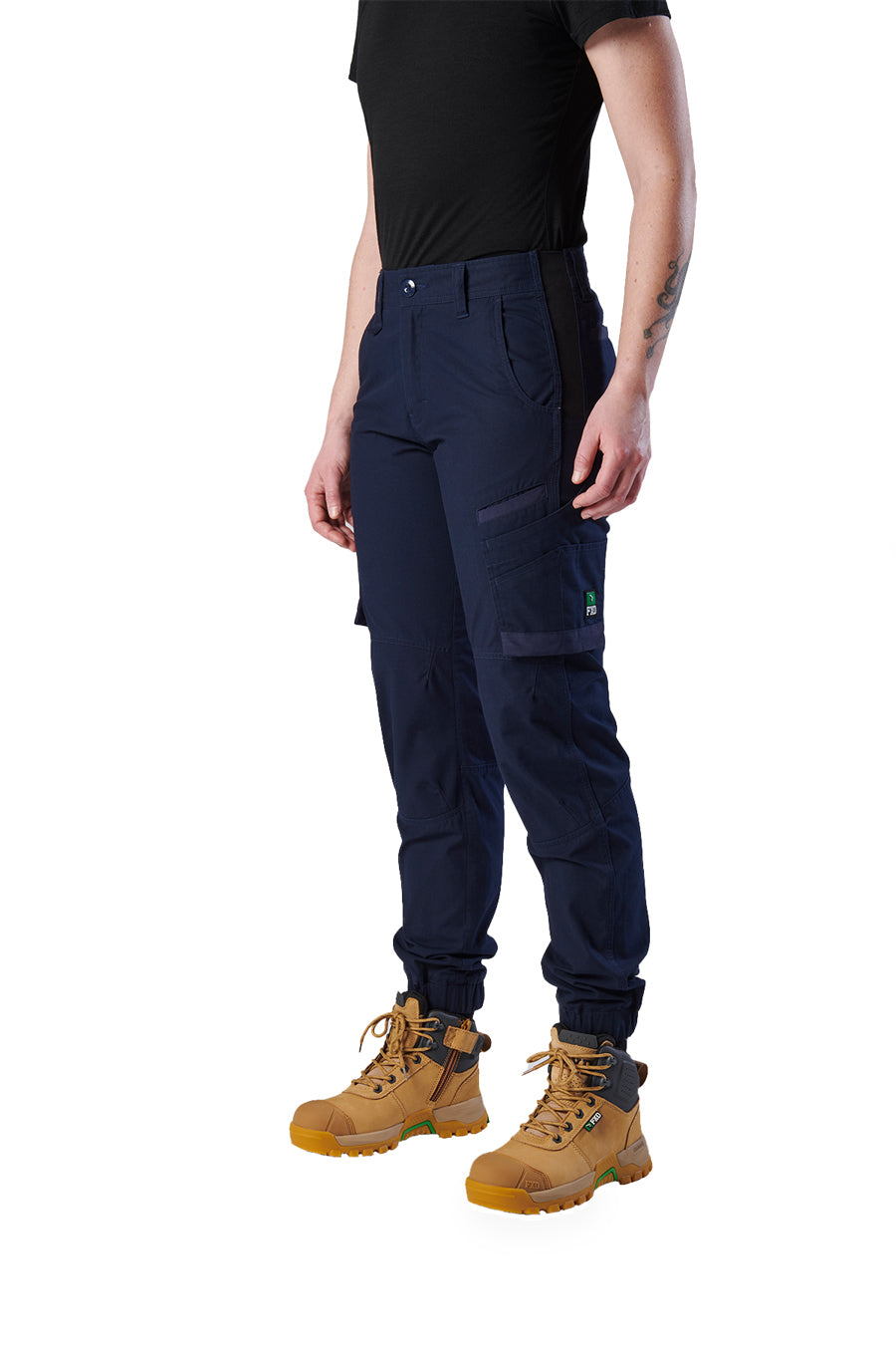 FXD Womens Cuffed Work Pants (WP-8W) Navy